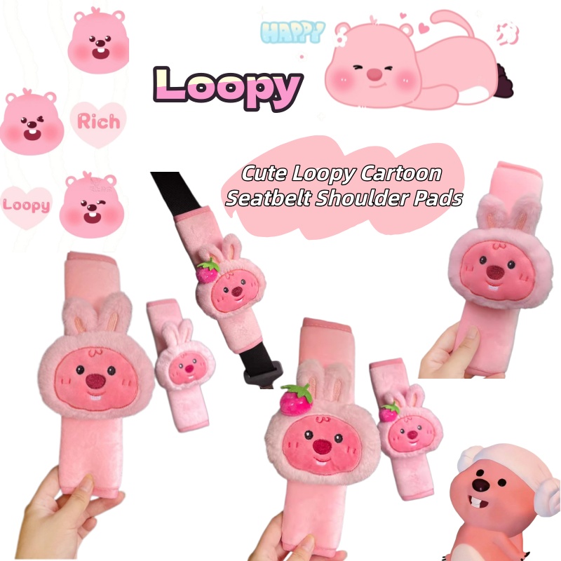 Shoulder Pad Set In - Peluche di un simpatico castoro Loopy,