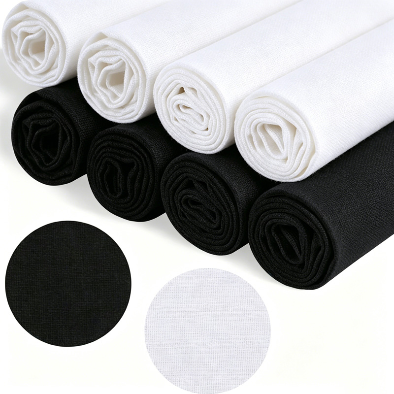 Sewing Embroidery Fabric - 8 pezzi di tessuto di lino
