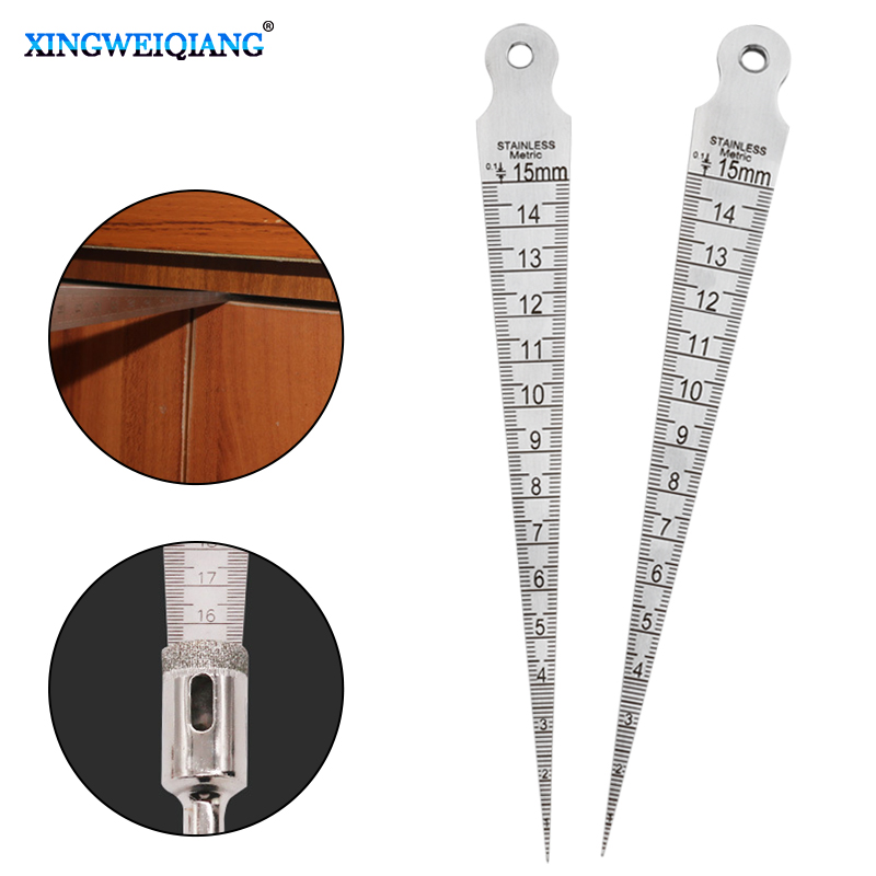 Seam Gauge Metal - Spessimetro conico 1PC 1-15mm Strumento di