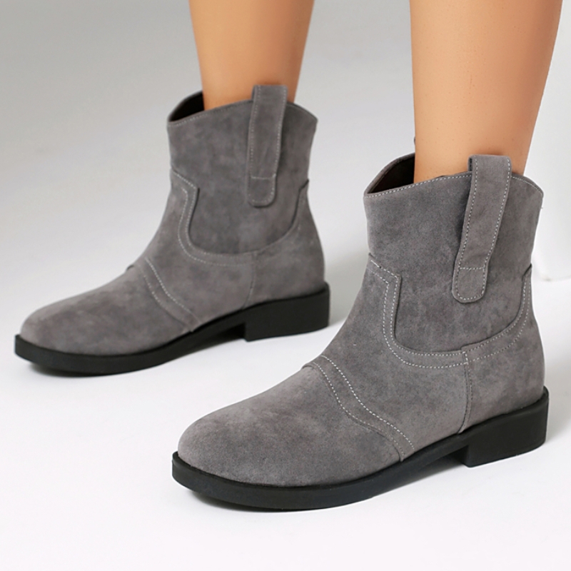Sewing Fleece - Stivaletti grigi da donna 2025 Scarpe
