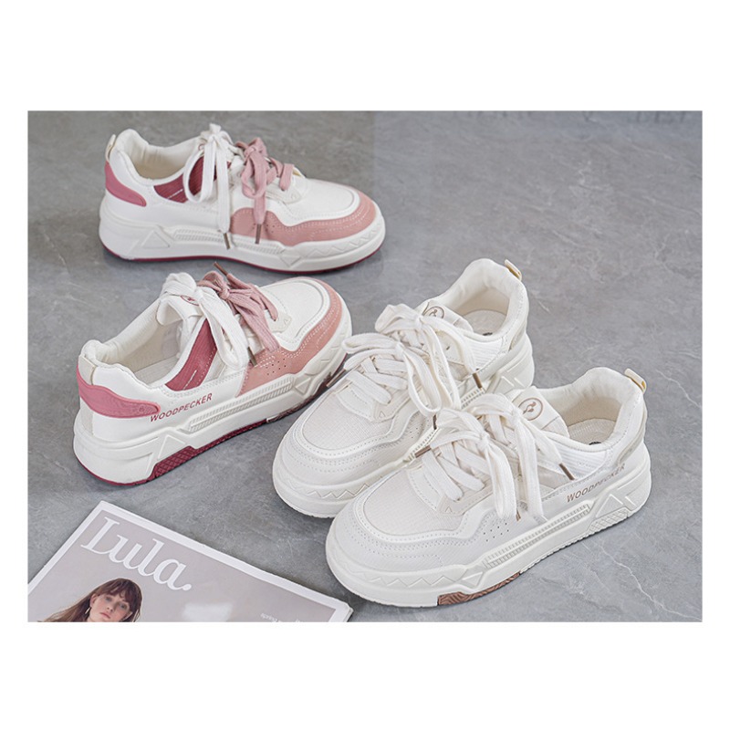 Sewing Nylon - OIQERE Donna 2025 Sneakers Casual Bianche