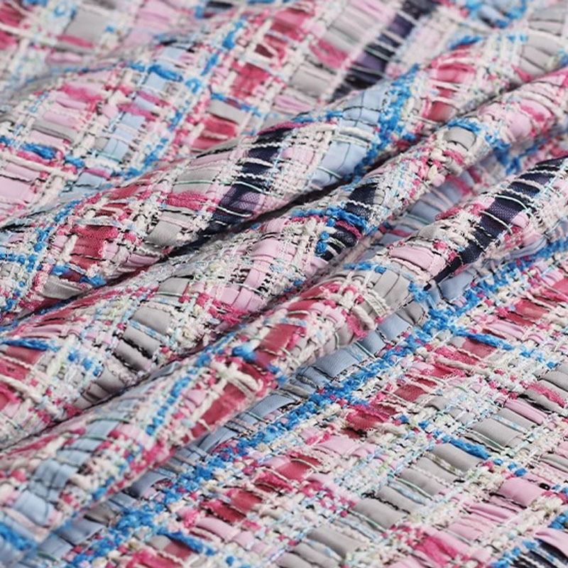 Tessuto tweed intrecciato, tin - Sewing Tweed Fabric recensione e prezzo