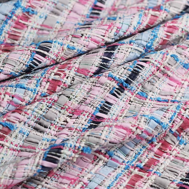 Tessuto tweed intrecciato, tin - Sewing Tweed Fabric recensione e prezzo