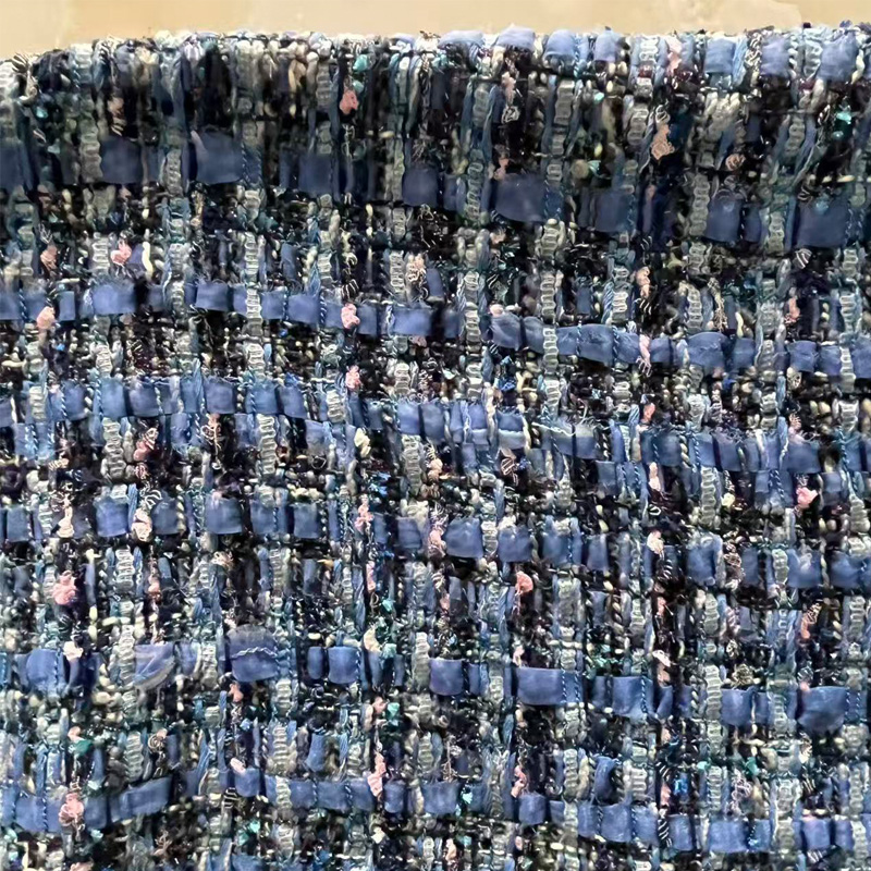 Tessuto Tweed Premium Blu Tint - Sewing Tweed Fabric recensione e prezzo