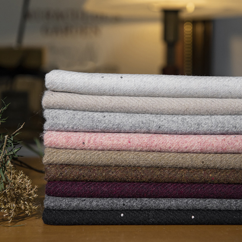 Tessuto in tweed misto lana co - Sewing Tweed Fabric recensione e prezzo