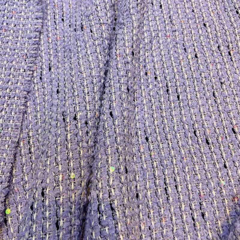 Tessuto tweed intrecciato, tin - Sewing Tweed Fabric recensione e prezzo