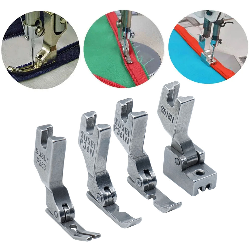 4 pezzi/set piedino con cernie - Zipper Foot Presser recensione e prezzo