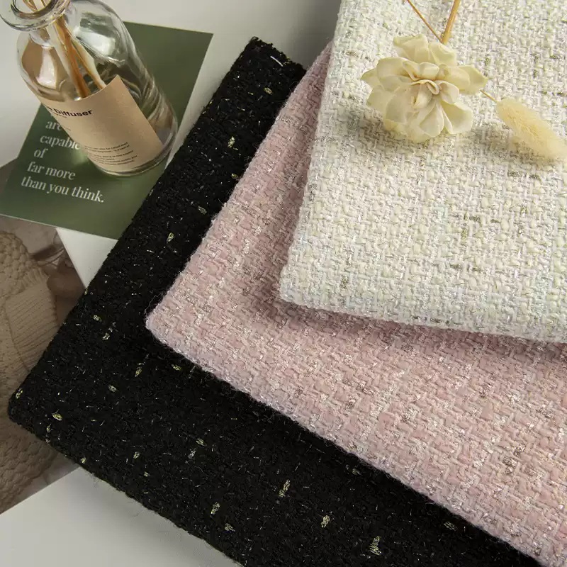 Tessuto tweed tinto in filo di - Sewing Tweed Fabric recensione e prezzo