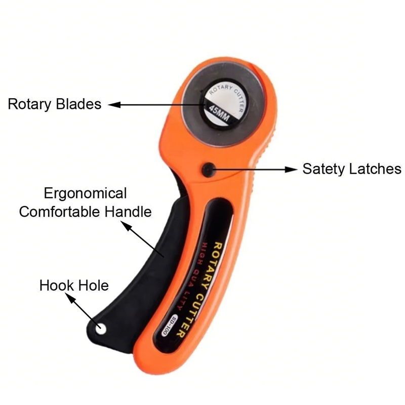 Coltello a ruota a rulli da 45 - Rotary Cutter Fabric recensione e prezzo