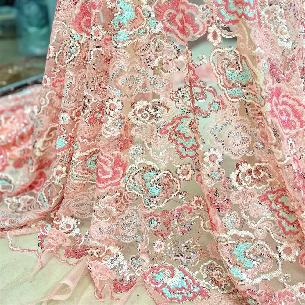2 Yds/lotto Tessuto in Pizzo R - Sewing Embroidery Fabric recensione e prezzo