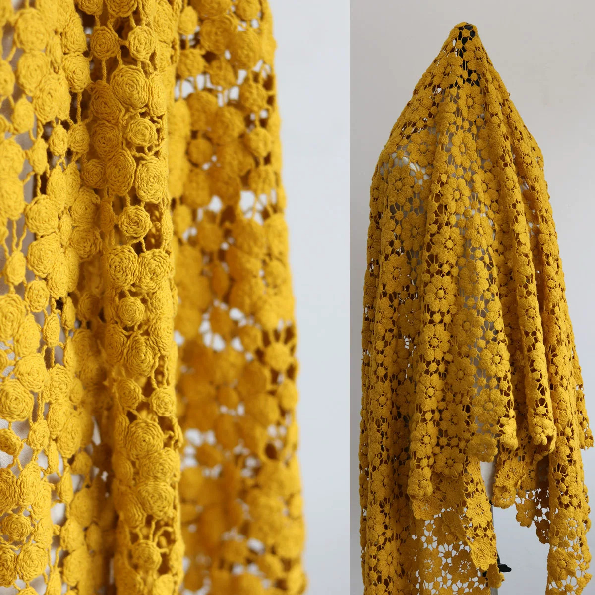 1 yard di raffinato tessuto ri - Sewing Embroidery Fabric recensione e prezzo