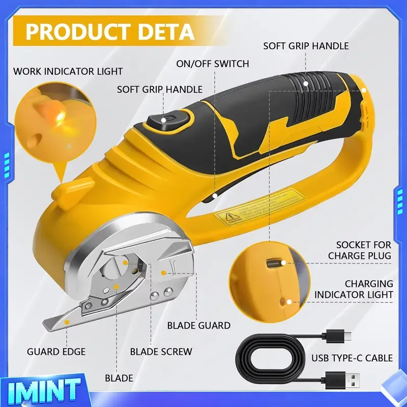 Forbici Elettriche Senza Fili  - Rotary Cutter Fabric recensione e prezzo