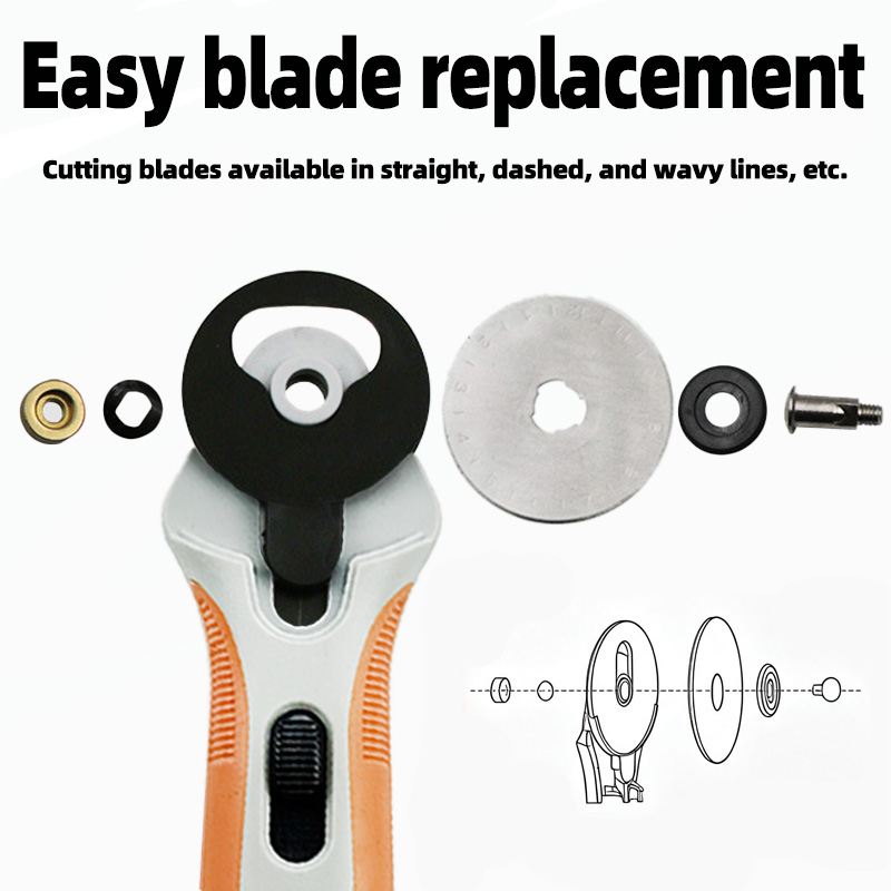 Taglierina Rotante da 45mm, Co - Rotary Cutter Fabric recensione e prezzo