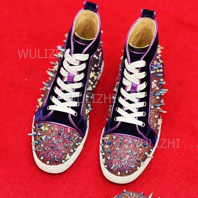 Sneakers da uomo con rivetti i - Sewing Nylon recensione e prezzo