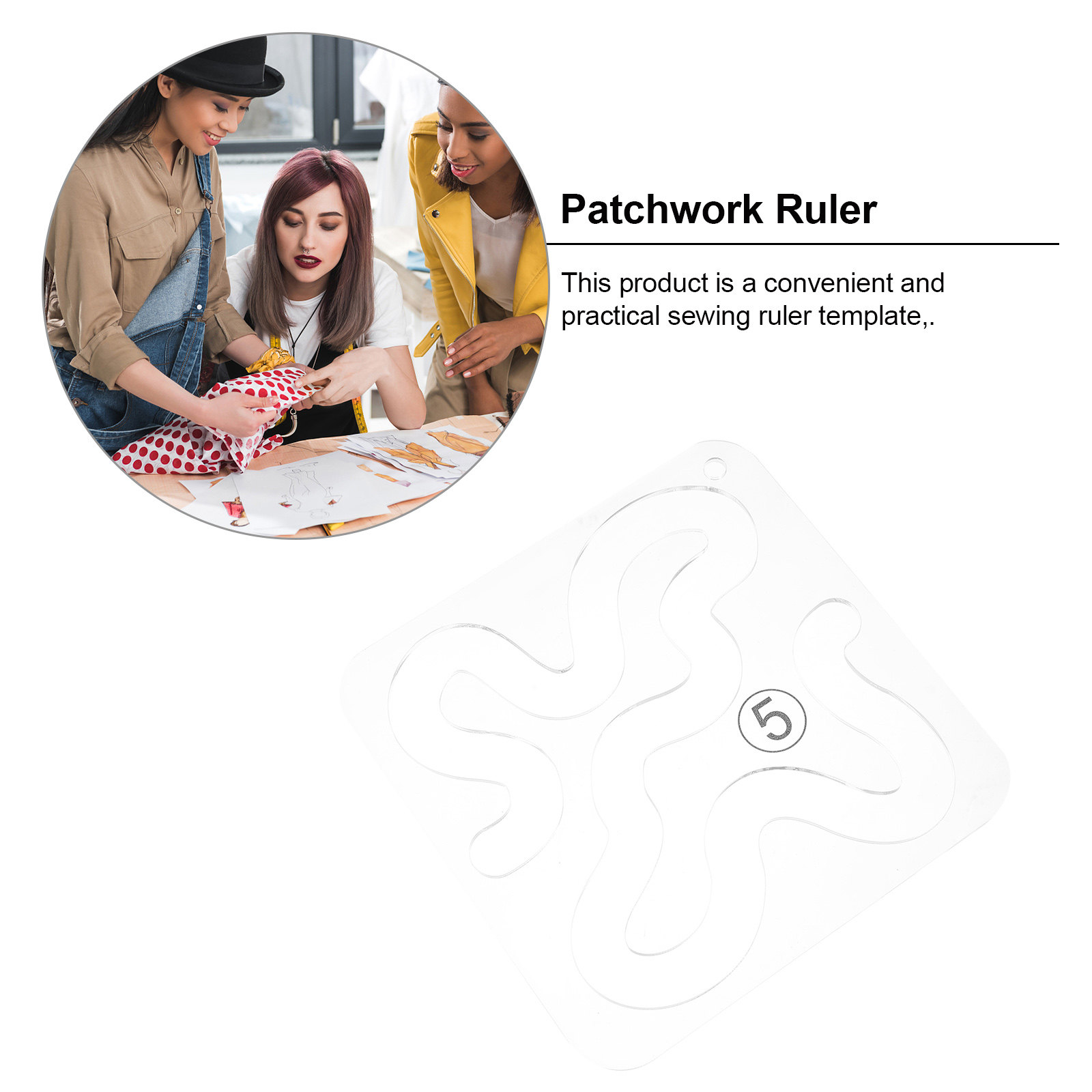 1 Pezzo Righello Trasparente i - Sewing Embroidery Fabric recensione e prezzo
